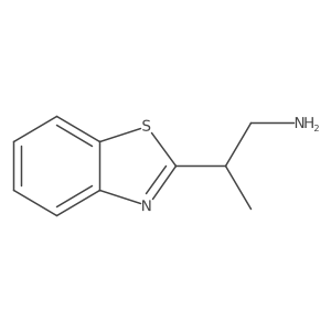 2-(1,3-Benzothiazol-2-yl)propan-1-amine Structure