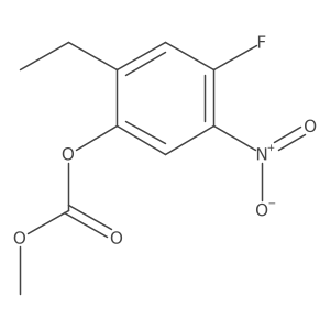 2-Ethyl-4-fluoro-5-nitrophenyl methyl carbonate结构式