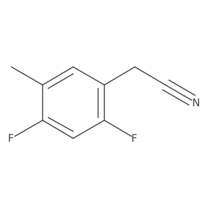 2,4-Difluoro-5-methylphenylacetonitrile结构式