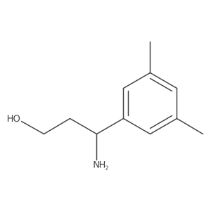 3-Amino-3-(3,5-dimethylphenyl)propan-1-OL Structure