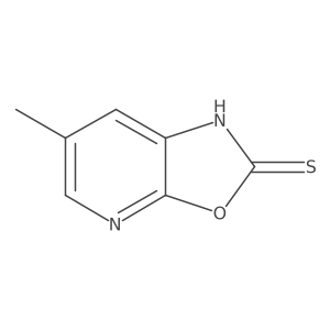 6-Methyloxazolo[5,4-b]pyridine-2-thiol结构式