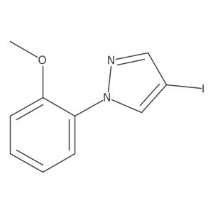 4-Iodo-1-(2-methoxyphenyl)pyrazole Structure