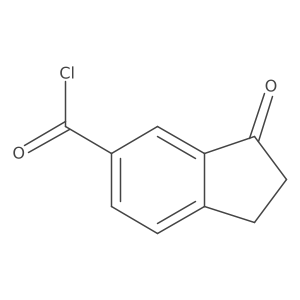 3-oxo-2,3-dihydro-1H-indene-5-carbonyl chloride结构式