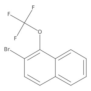 2-bromo-1-(trifluoromethoxy)naphthalene结构式