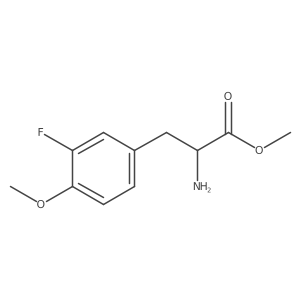 Methyl 2-amino-3-(3-fluoro-4-methoxyphenyl)propanoate Structure