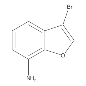 3-Bromobenzofuran-7-amine Structure