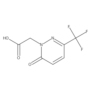 2-(6-oxo-3-(trifluoromethyl)pyridazin-1(6H)-yl)acetic acid Structure