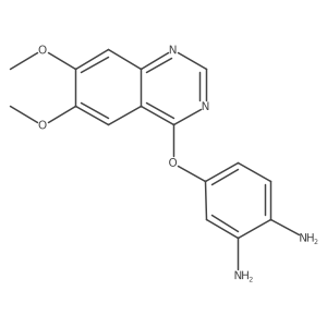 4-(6,7-Dimethoxyquinazolin-4-yloxy)benzene-1,2-diamine结构式
