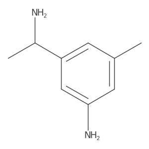 3-(1-Aminoethyl)-5-methylaniline结构式