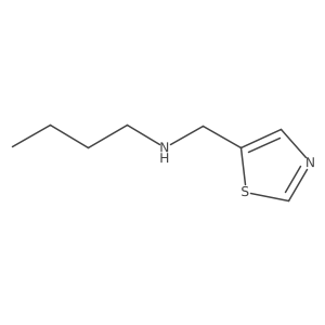 Butyl(1,3-thiazol-5-ylmethyl)amine Structure