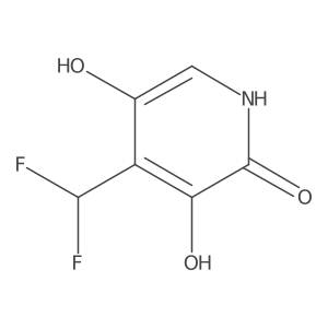 4-(Difluoromethyl)pyridine-2,3,5-triol结构式