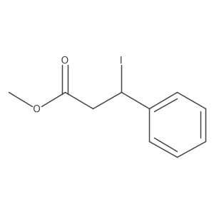 Methyl beta-iodobenzenepropanoate Structure