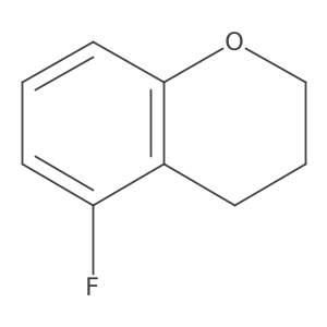 5-fluoro-3,4-dihydro-2H-1-benzopyran结构式