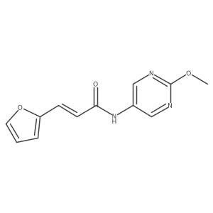 (E)-3-(furan-2-yl)-N-(2-methoxypyrimidin-5-yl)acrylamide Structure