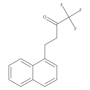 Trifluoromethyl(2-(1-naphthyl)ethyl) ketone结构式