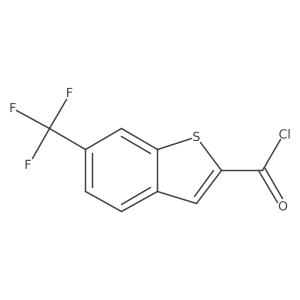 6-(Trifluoromethyl)benzo[b]thiophene-2-carbonyl chloride Structure