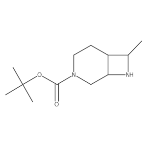 tert-Butyl 7-methyl-3,8-diazabicyclo[4.2.0]octane-3-carboxylate Structure