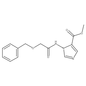 3-(2-Benzyloxy-acetylamino)-3H-imidazole-4-carboxylic acid methyl ester结构式