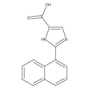 2-(Naphthalen-1-yl)-1H-imidazole-4-carboxylic acid Structure