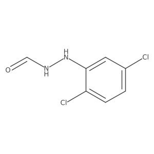 Hydrazinecarboxaldehyde, 2-(2,5-dichlorophenyl)- Structure