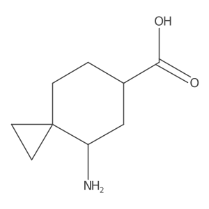 8-aminospiro[2.5]octane-6-carboxylic acid结构式