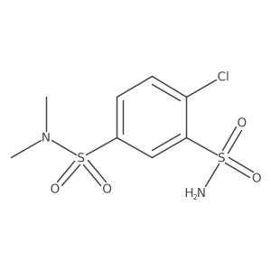 4-chloro-1-N,1-N-dimethylbenzene-1,3-disulfonamide Structure