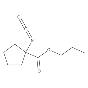 Propyl 1-isocyanatocyclopentane-1-carboxylate Structure