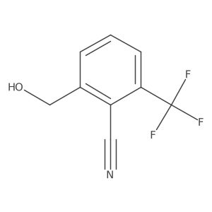 2-(Hydroxymethyl)-6-(trifluoromethyl)benzonitrile Structure