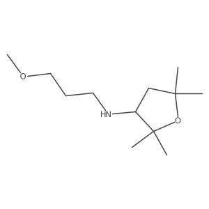 N-(3-Methoxypropyl)-2,2,5,5-tetramethyloxolan-3-amine结构式