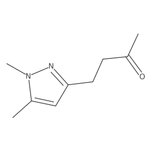 4-(1,5-dimethyl-1H-pyrazol-3-yl)butan-2-one结构式