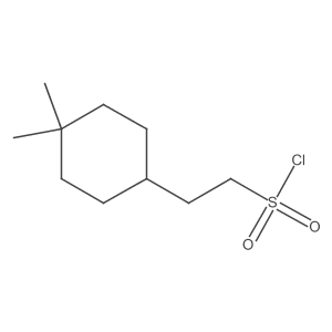2-(4,4-Dimethylcyclohexyl)ethane-1-sulfonyl chloride结构式
