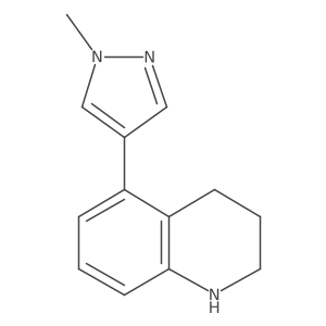 5-(1-Methylpyrazol-4-yl)-1,2,3,4-tetrahydroquinoline结构式