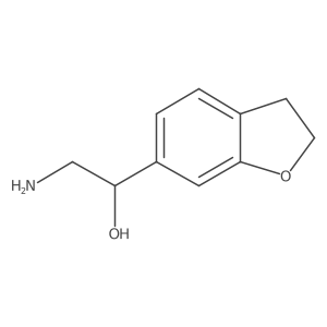 2-Amino-1-(2,3-dihydrobenzofuran-6-yl)ethanol结构式