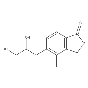 5-(2,3-dihydroxypropyl)-4-methylisobenzofuran-1(3H)-one Structure
