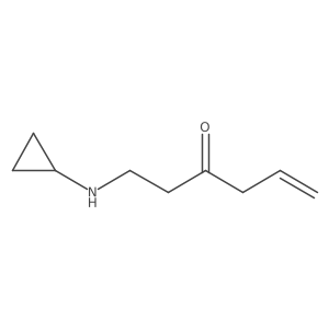1-(Cyclopropylamino)hex-5-en-3-one Structure
