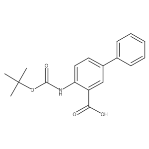 4(Boc-amino)biphenyl-3-carboxylic acid Structure
