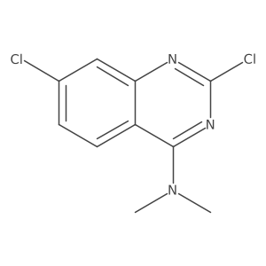 2,7-Dichloro-N,N-dimethyl-4-quinazolinamine Structure