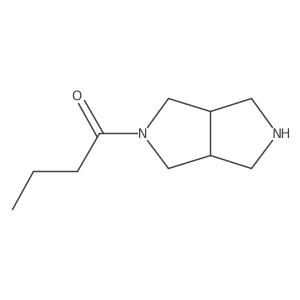 1-((3AR,6aS)-hexahydropyrrolo[3,4-c]pyrrol-2(1H)-yl)butan-1-one结构式