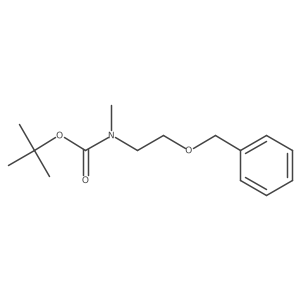tert-butyl N-[2-(benzyloxy)ethyl]-N-methylcarbamate Structure