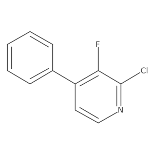 2-Chloro-3-fluoro-4-phenylpyridine结构式
