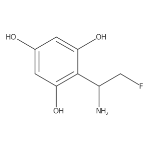 2-(1-Amino-2-fluoroethyl)benzene-1,3,5-triol Structure