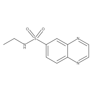 N-ethylquinoxaline-6-sulfonamide Structure
