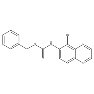benzyl N-(5-bromoquinoxalin-6-yl)carbamate Structure