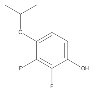 2,3-Difluoro-4-(propan-2-yloxy)phenol Structure