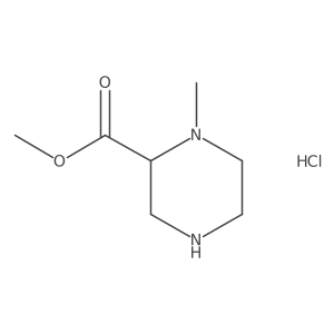 Methyl 1-methylpiperazine-2-carboxylate hydrochloride Structure