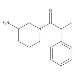 1-(3-Aminopiperidin-1-yl)-2-phenylpropan-1-one Structure