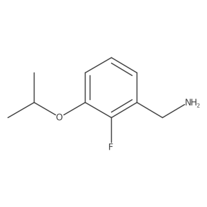 [2-Fluoro-3-(propan-2-yloxy)phenyl]methanamine结构式