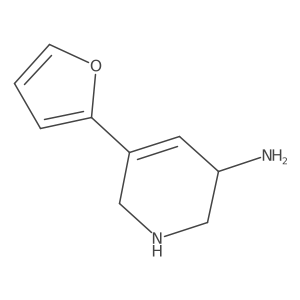 5-(Furan-2-yl)-1,2,3,6-tetrahydropyridin-3-amine Structure