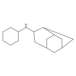 N-cyclohexyltricyclo[4.3.1.0,3,8]decan-4-amine结构式