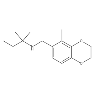 [(5-Methyl-2,3-dihydro-1,4-benzodioxin-6-yl)methyl](2-methylbutan-2-yl)amine结构式
